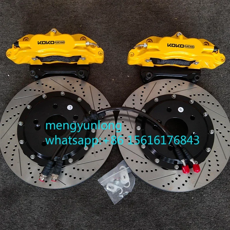 

racing brake kit 5200 car brake system 4 pot brake caliper for golf 4 5 6