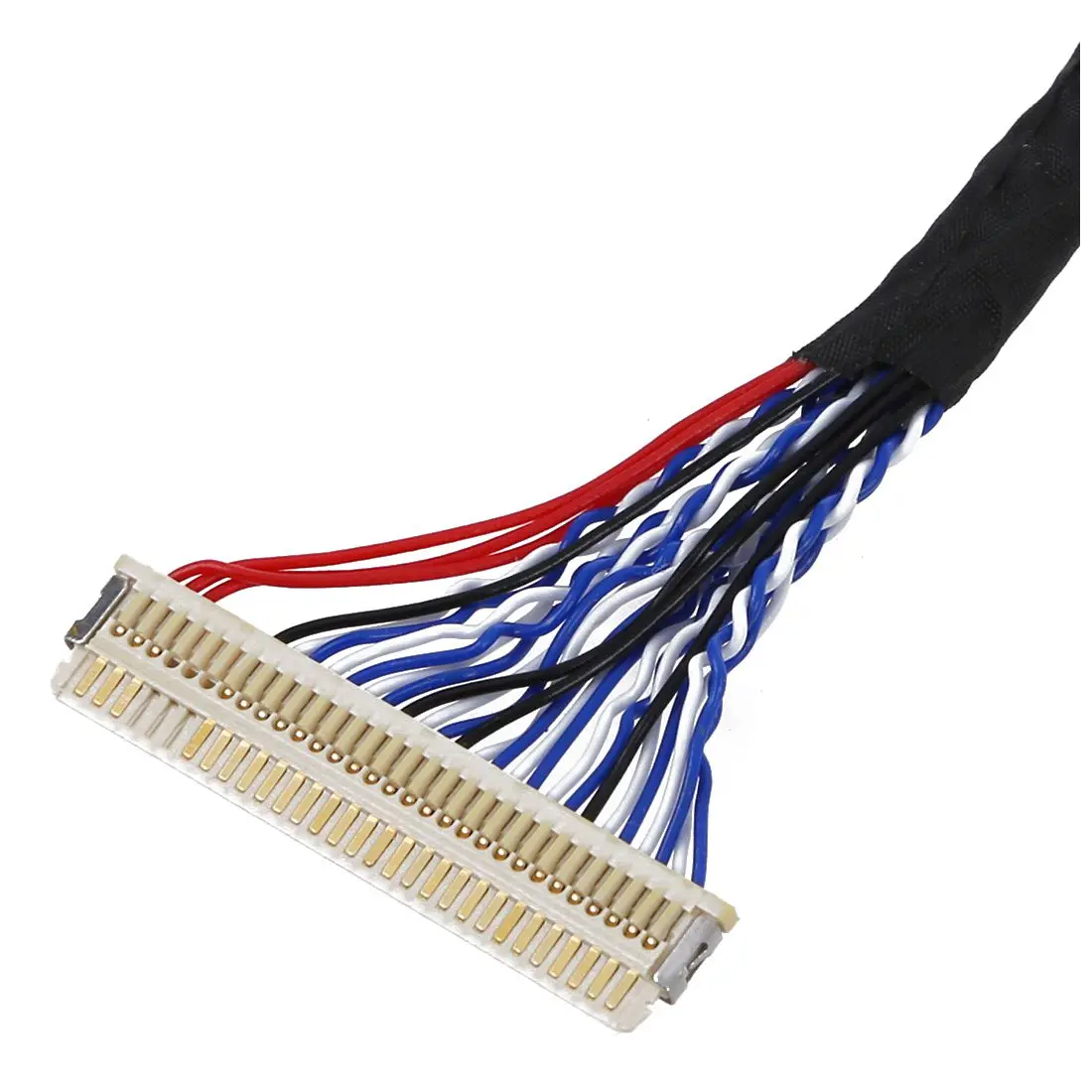SCLS Fix 30P S8 30-Pin To 30-Pin 2-Channel 8-Bit LVDS Cable for LCD Panel Display