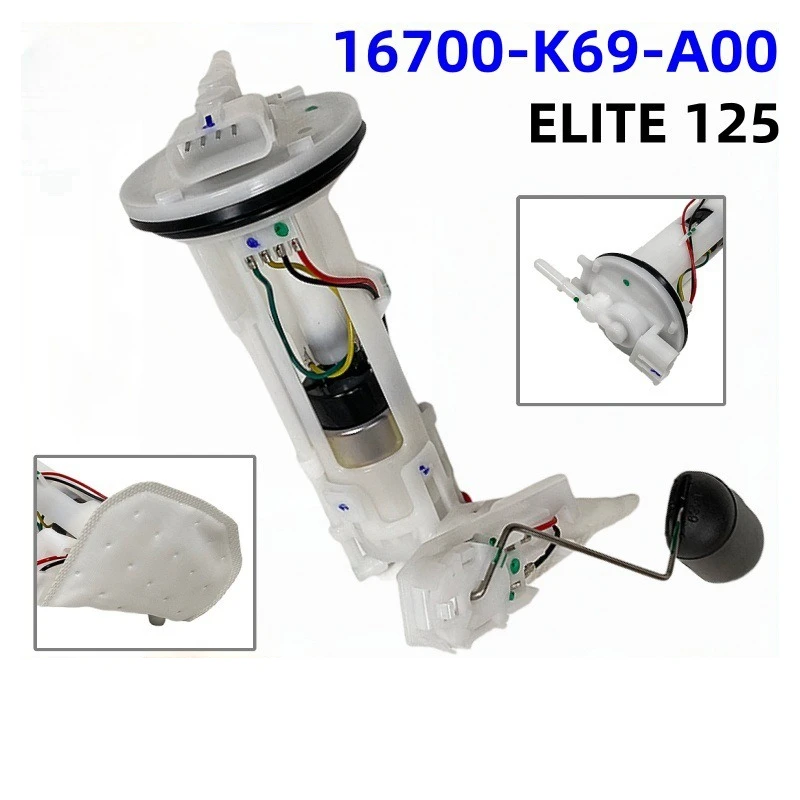 Motorcycle fuel pump, for Honda Elite 125 Elite 125 RX K69A 2020 2021 16700-K69-A00, for Spacy 110 Alpha 110 16700-K48-A01