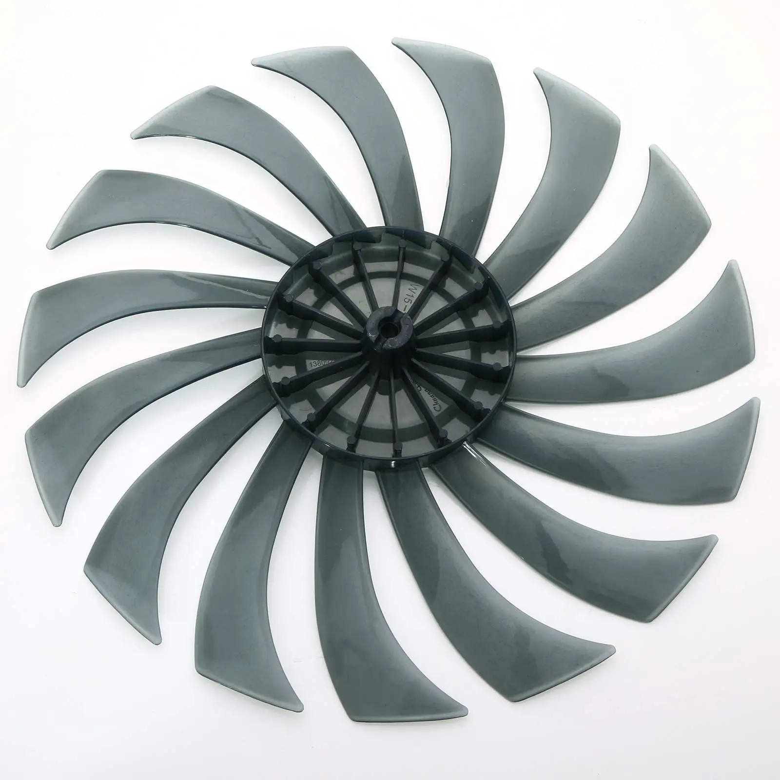 Ventilateur Silencieux pour la Maison, Hélice en Plastique avec Couvercle d'Écrou, Remplacement pour Support/Table, Accessoires Soufflés, 5/6/15 Feuilles