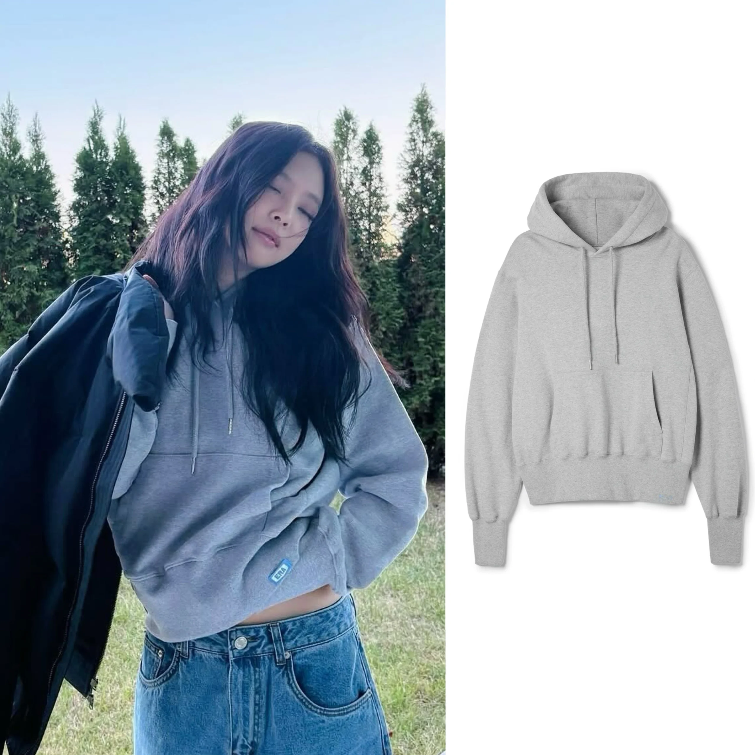 ay عارضة بسيطة اللون هوديي طويل Sve الشارع Sle المرأة البلوز مستقيم قطع القطن 00٪ موسم الربيع