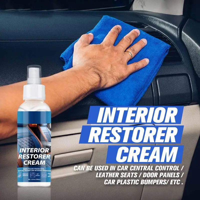 

Car Interior Parts Plastic Renovator Refreshing Restorer Cleaner Spray Refurbishment Agent For Auto