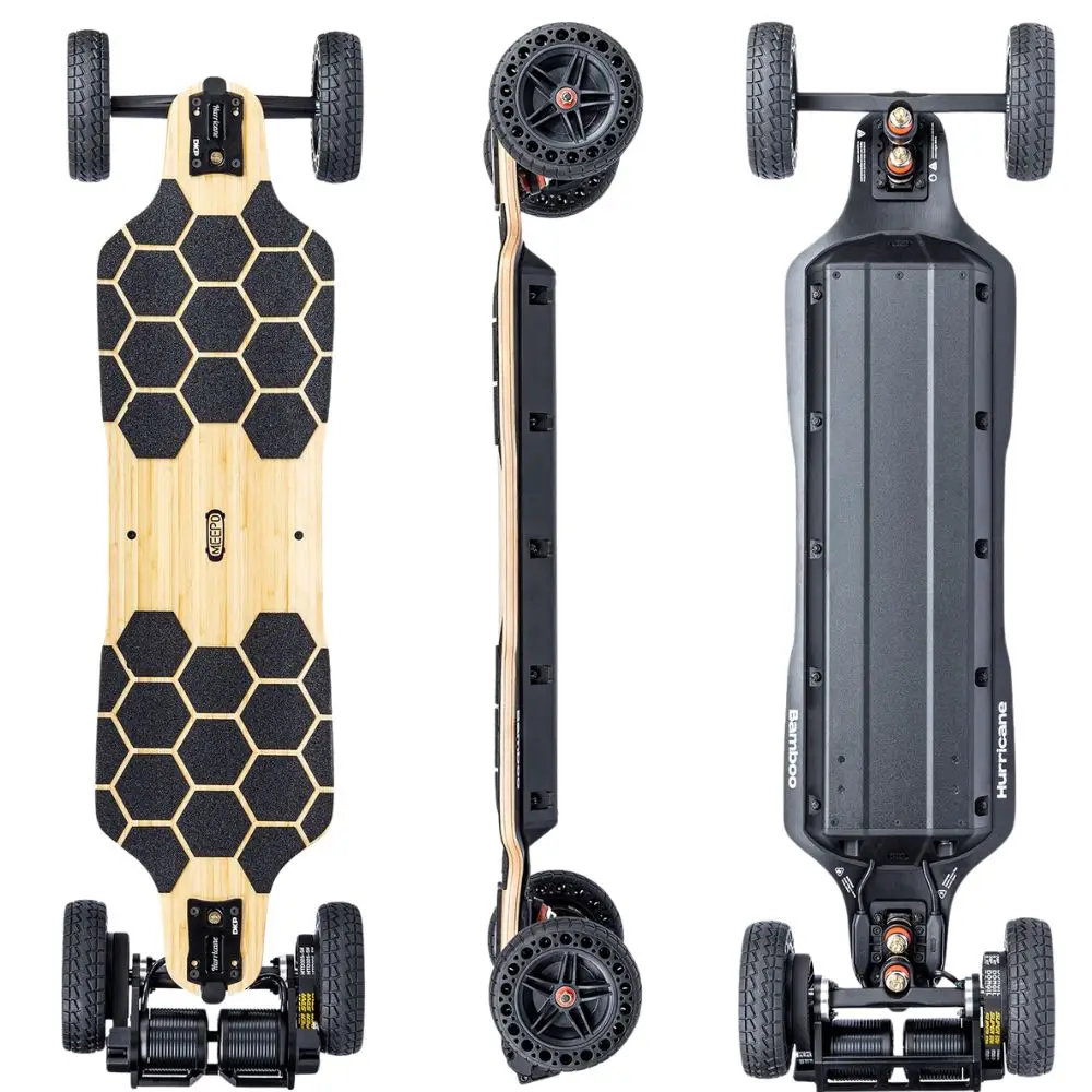 MEEPO Bamboo Hurricane PRO All bamboo panels All-terrain off-road Electric skateboard campmate A walking device