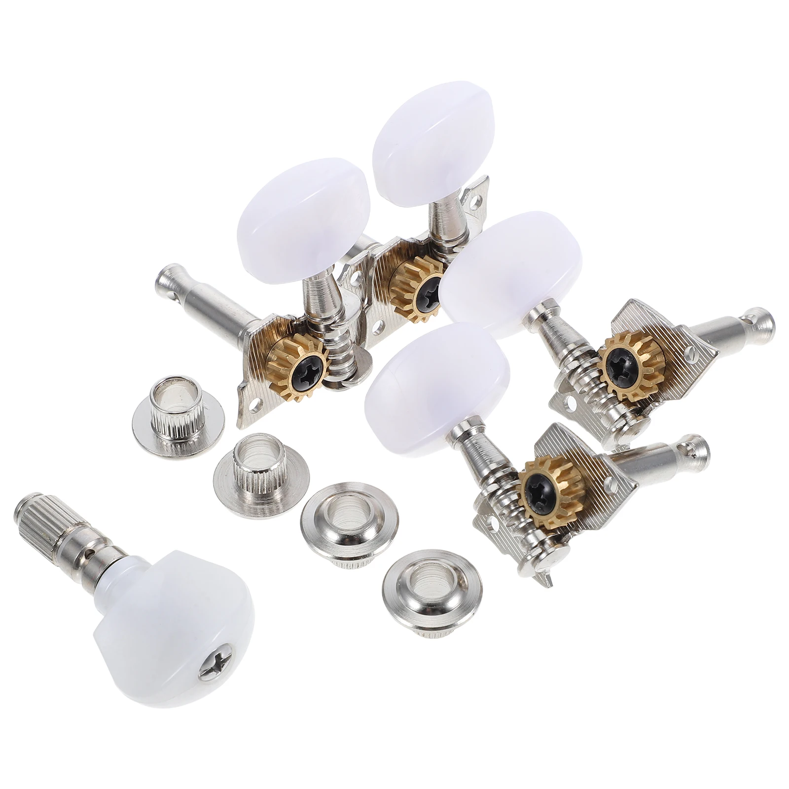 

5 Pcs Electric Guitar Banjo String Tuning Pegs Tuners Machine Head with Bushing