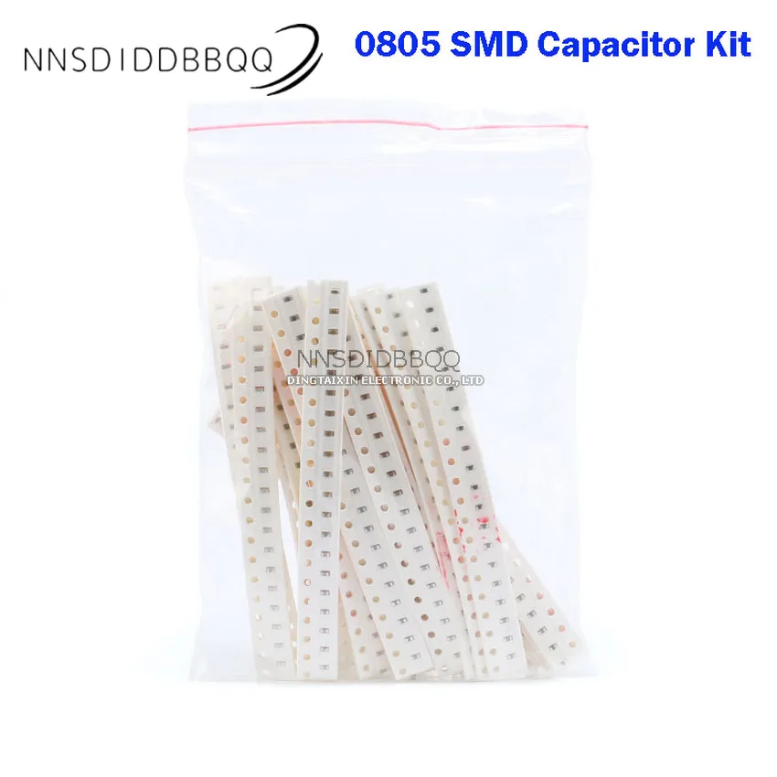 

0805 SMD Capacitor Kit Sample Package 36 Common Values,20PCS of Each Value,Total 720pcs Electronic Component