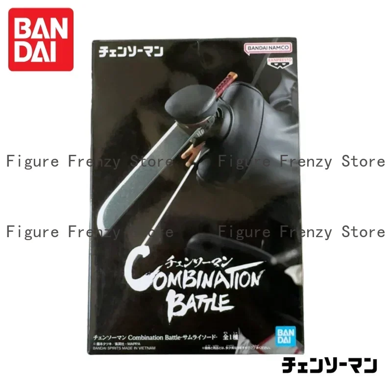 Spot SaleIn Stock Bandai Original Banpresto Combination Battle Chainsaw Man Kantana Man Denji Model Doll Brand New Boxed Action