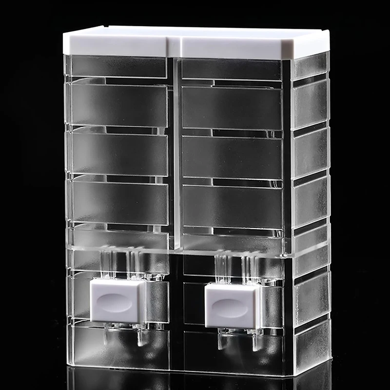 1pc Wand Aufhänger Presse Dispenser Nicht-Perforierende Seife Spender Hand Sanitizer Home Hotel Dusche Gel Shampoo Box Wand montieren