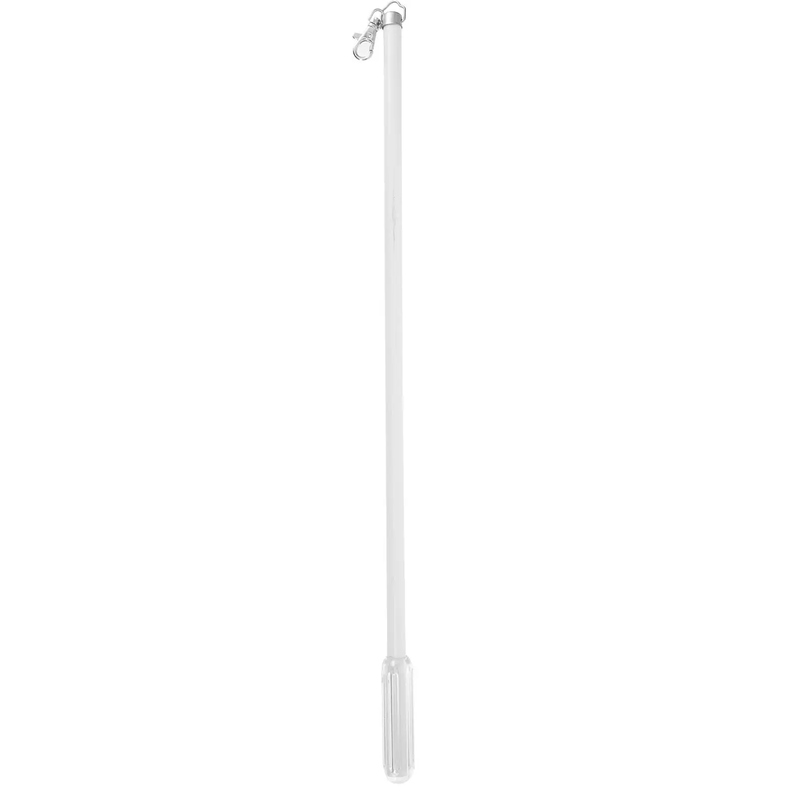 

50cm Black Aluminum Curtain Rod Manual Push Pull Small Lever Lightweight Modern Window Accessories Door Decor