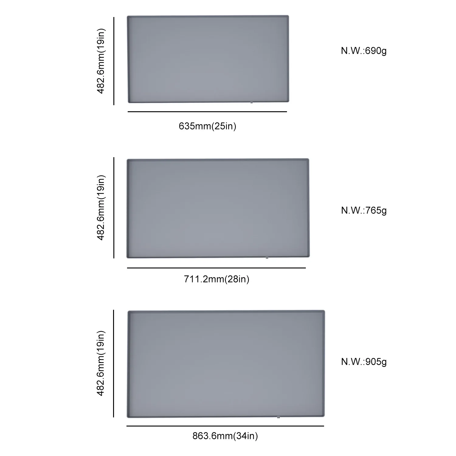 Silicone Oil-proof and Leak-proof Sink Mat, Cabinet Mat Storage-proof