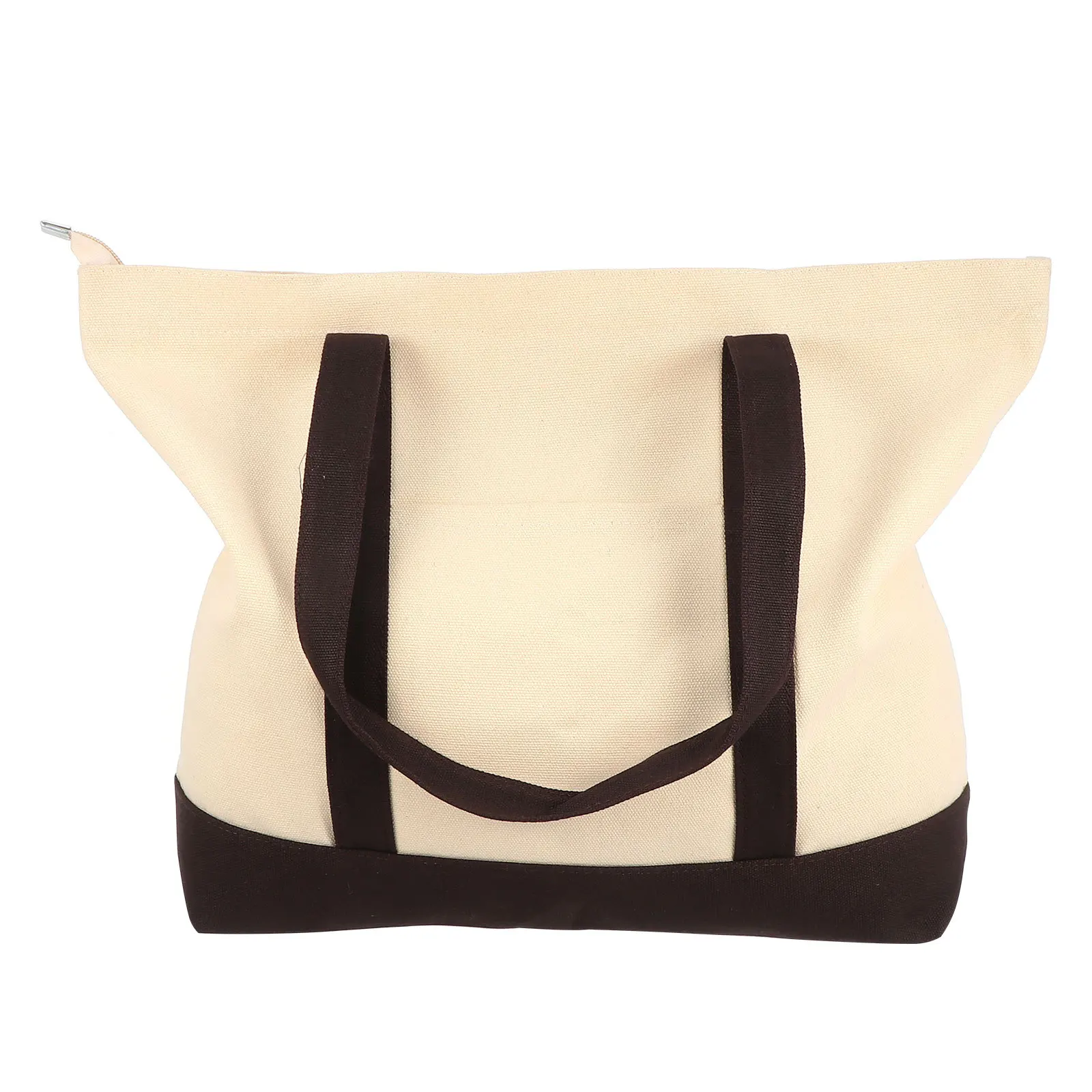 

Eco-Friendly Canvas Shopping Tote Bag Large Capacity Soft Handle Washable Machine Suitable Beach Party