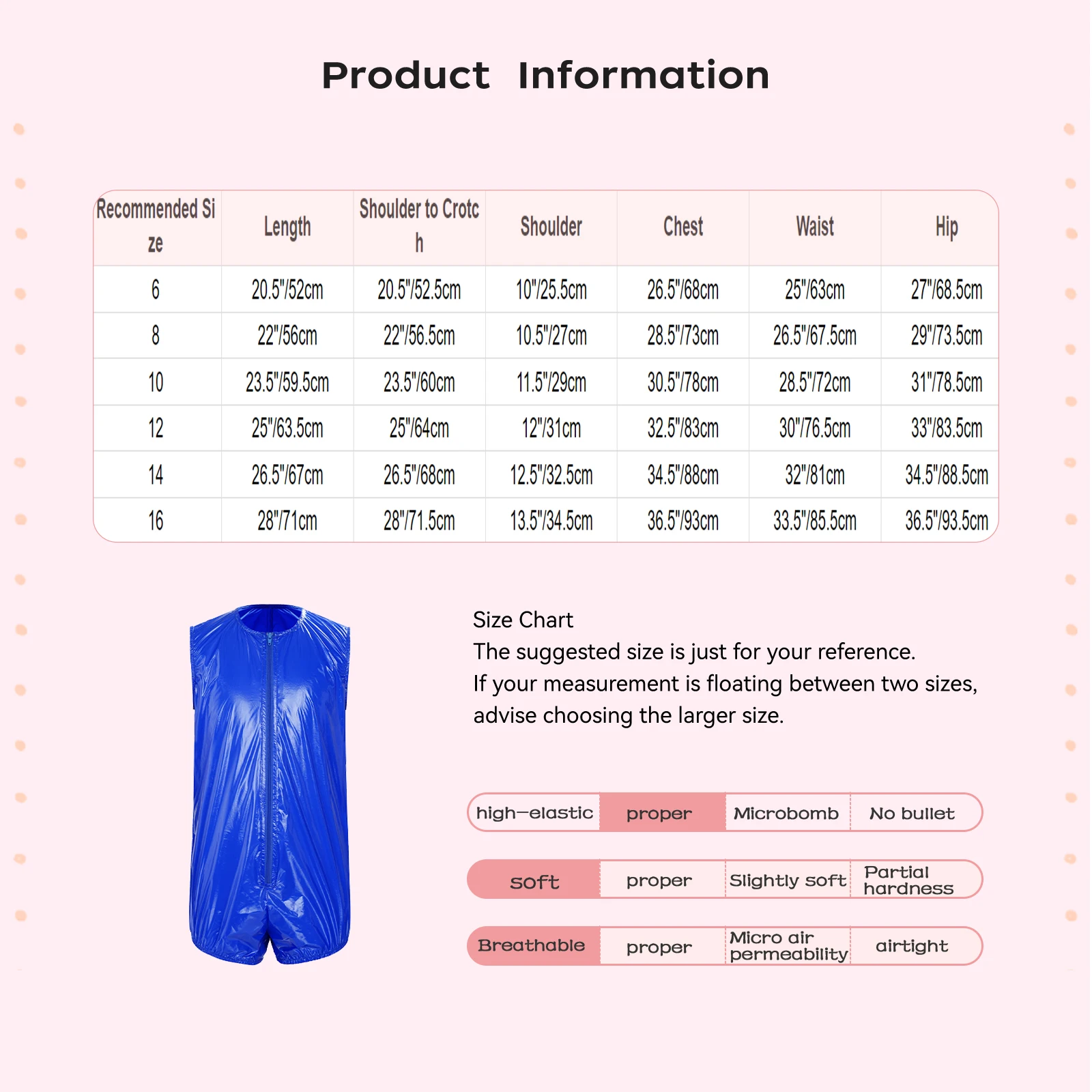 Kids Boys Special Needs Adaptive Clothing Bodysuits Sleeveless Elastic Leg Openings Zip-up Water Resistant Diaper Cover Rompers