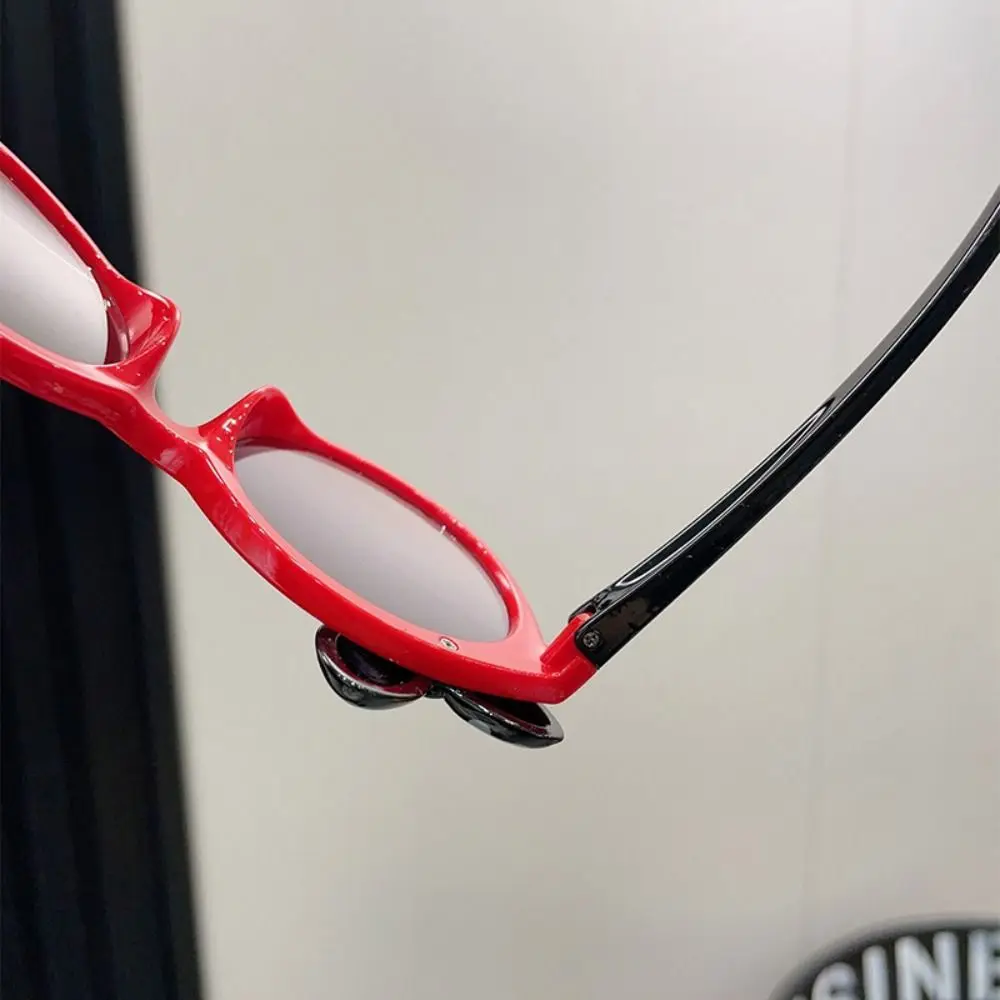 نظارات شمسية جديدة مزينة بفيونكة بلاستيكية، نظارات شمسية مضادة للأشعة فوق البنفسجية للأطفال بإطار دائري للحماية من الشمس للحفلات