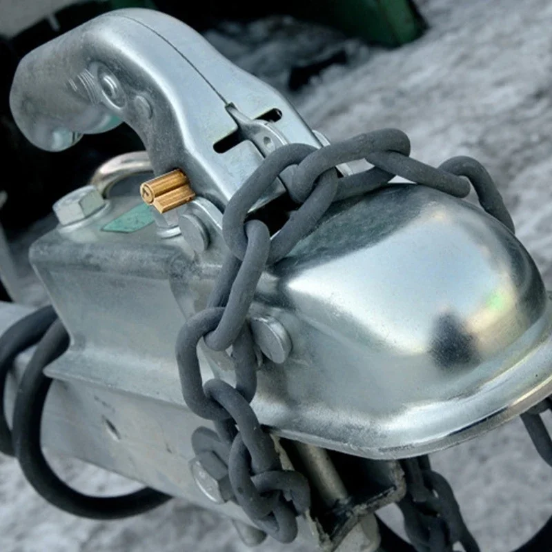 Anti-theft Trailer Coupling Hitch Lock with 2 Keys for Caravans RVs Truck Boats