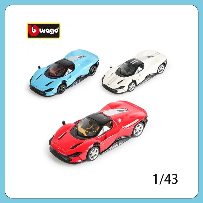 

Bburago1:43 Коллекция Ferrari SP3 Модель автомобиля из сплава Металлическая модель суперкара Орнамент Игрушка в подарок