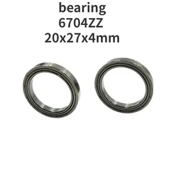 Thin wall bearing inner hole 20 Outer diameter 27 thickness 4mm intelligent fingerprint lock bearing 6704ZZ 20x27x4mm