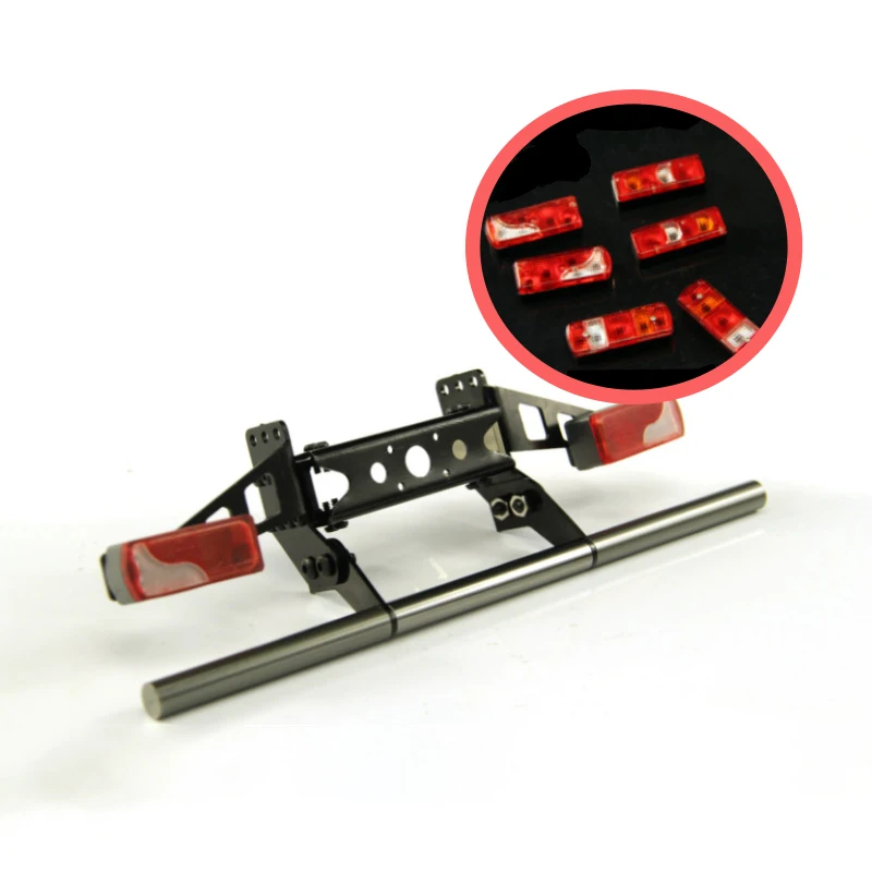 Kit de couverture de feu arrière de Simulation en métal, pour camion Tamiya RC 1/14, tracteur, camion à benne basculante, Scania Benz Man, jouet, pièces de mise à niveau