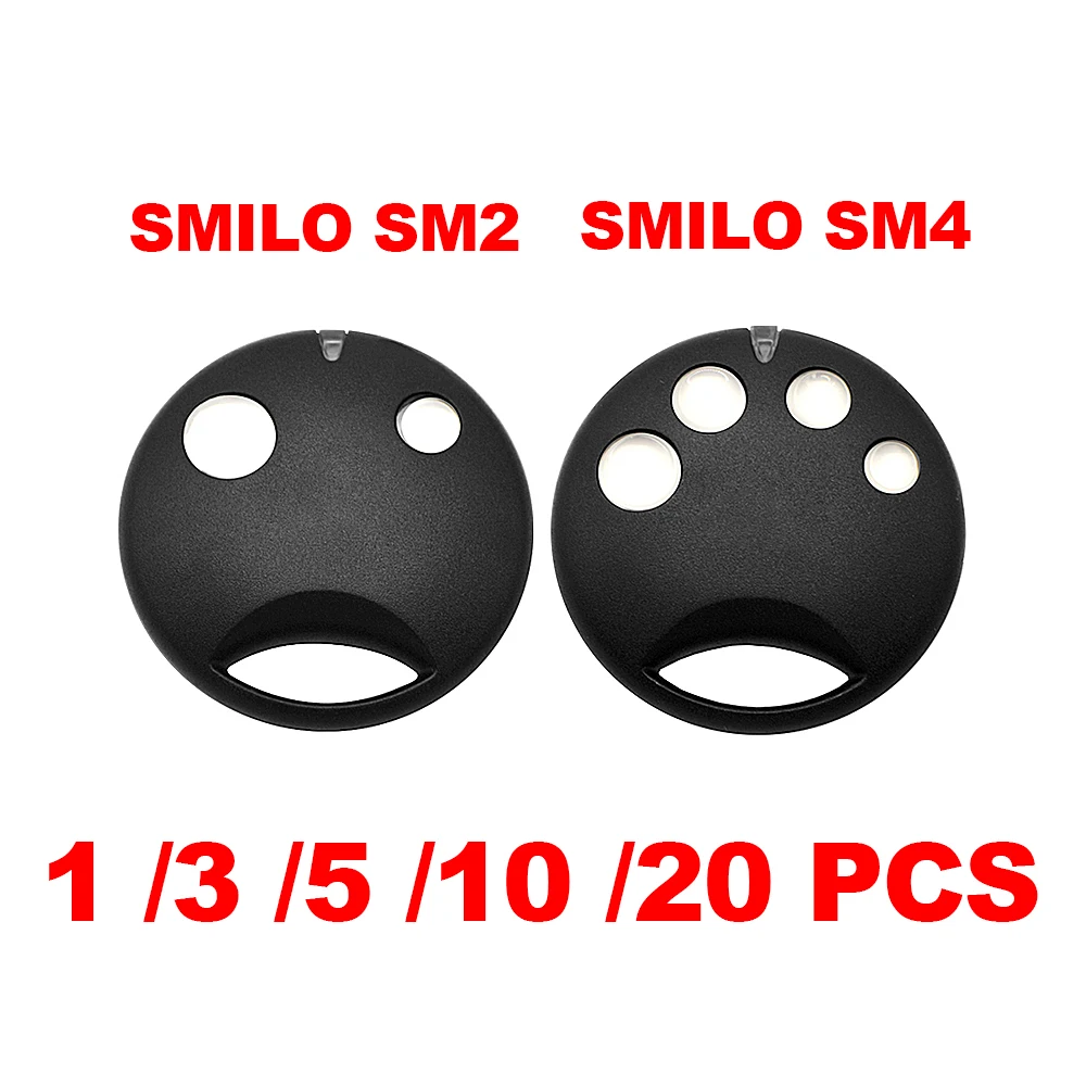 1/3/5/10/20pcs NICE SMILO SM2 / NICE SMILO SM4 Garage Remote Control 433.92MHz Rolling Code Gate Door Opener