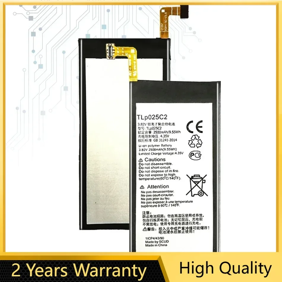 

For Alcatel One Touch POP 4 Plus 4+ OT-5056D 5056D 5056A 5056W Mobile Phone Battery Eco-Friendly TLP025C2/TLP025C1