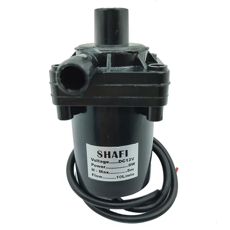 DC12V Micro Water Pump 10LPM Large Flow 8W Self-priming Suction Water Pump Submersible Pump