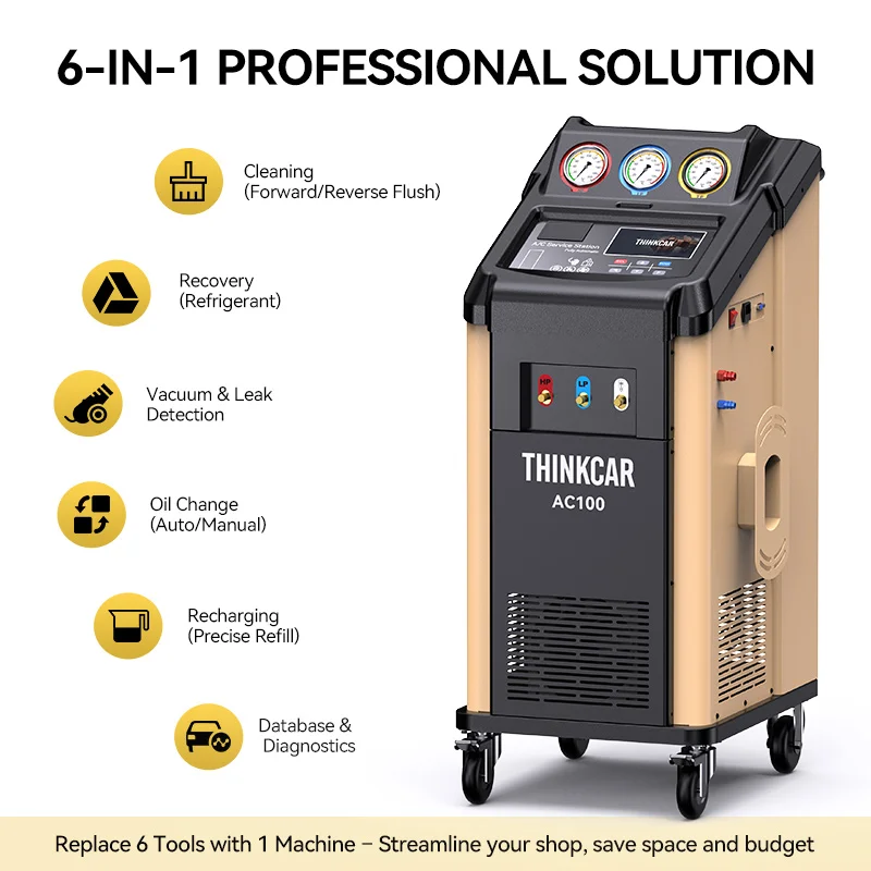Automatic automobile air conditioner filling machine, air conditioner refrigerant recycling and reuse air conditioner maintenanc