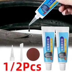 1/2Pcs Tire Repair Black  Glue Liquid Strong Rubber Wear-resistant Non-corrosive Adhesive Instant Bond Leather