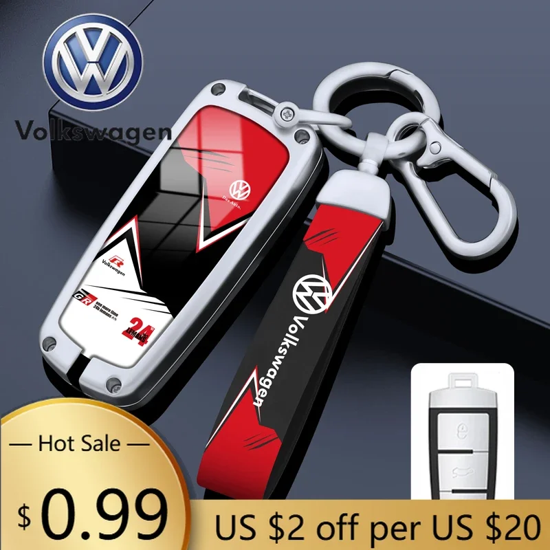 

For VOLKSWAGEN VW 3Buttons Zinc Alloy Car Key Case Cover Remote Shell For Volkswagen VW Passat CC B6 B7 B7L 3C R36 Maogotan B5 L