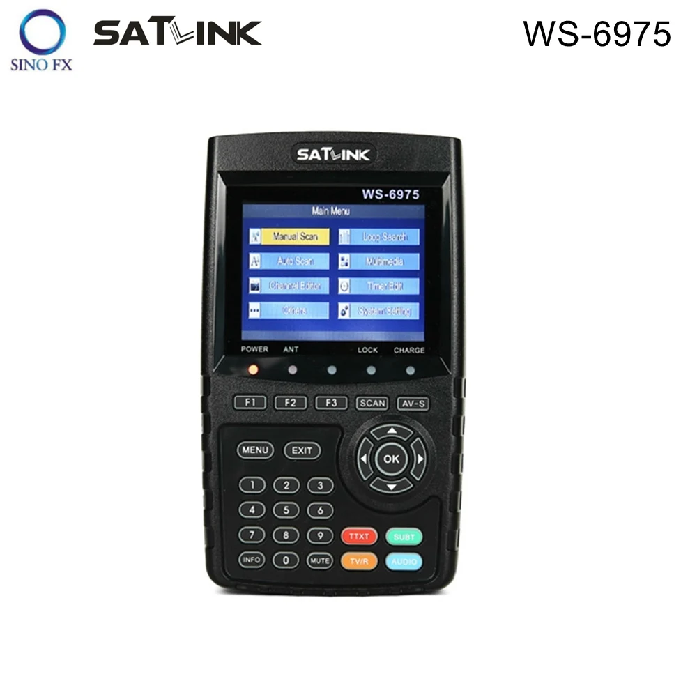 

Satlink WS-6975 DVB-T2 Signal Finder Meter MPEG2 MPEG4