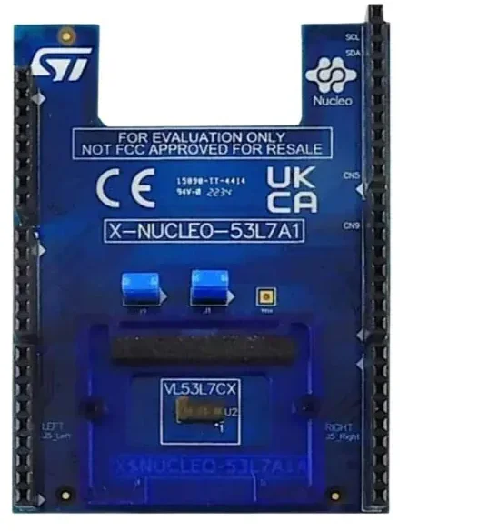 

X-NUCLEO-53L7A1 Time-of-Flight 8x8 multizone ranging sensor,