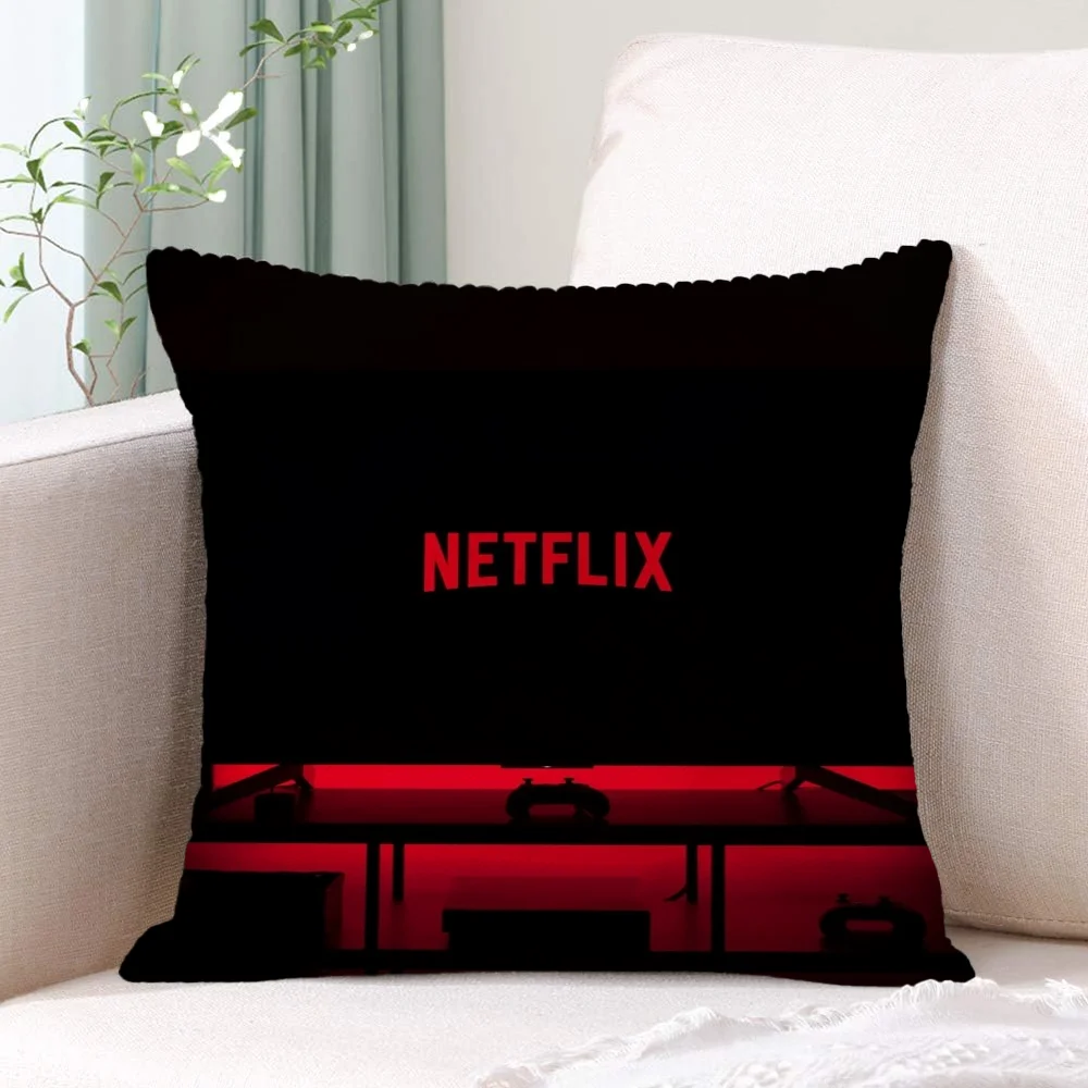 Cushion Covers Netflix Personalized Gift Throw Pillow Covers Decorative Cushions Decorative Pillows for Sofa Cushions Cover Home