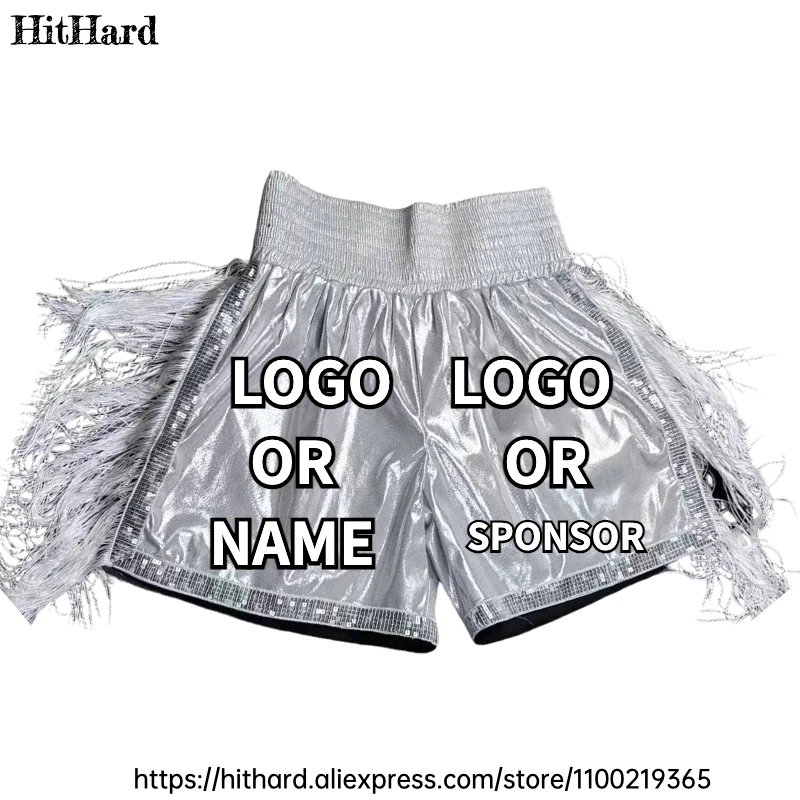 الملاكمة التايلاندية سراويل الملاكمة مطابقة سترة رداء مجموعة شعار مخصص الرجال النساء الاطفال رياضة BJJ MMA كيك بوكسينغ التدريب بنطلون ثوب الزي #5