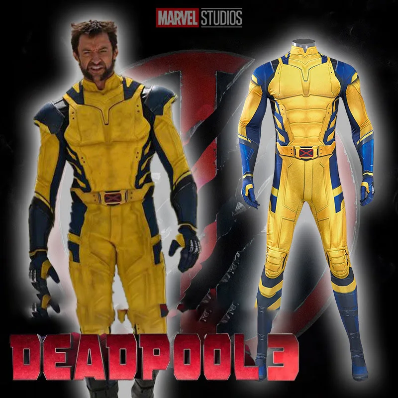 

New Festival Wolverine costume Deadpool with the wolf uncle one-piece fitness clothing cosplay costumes performance