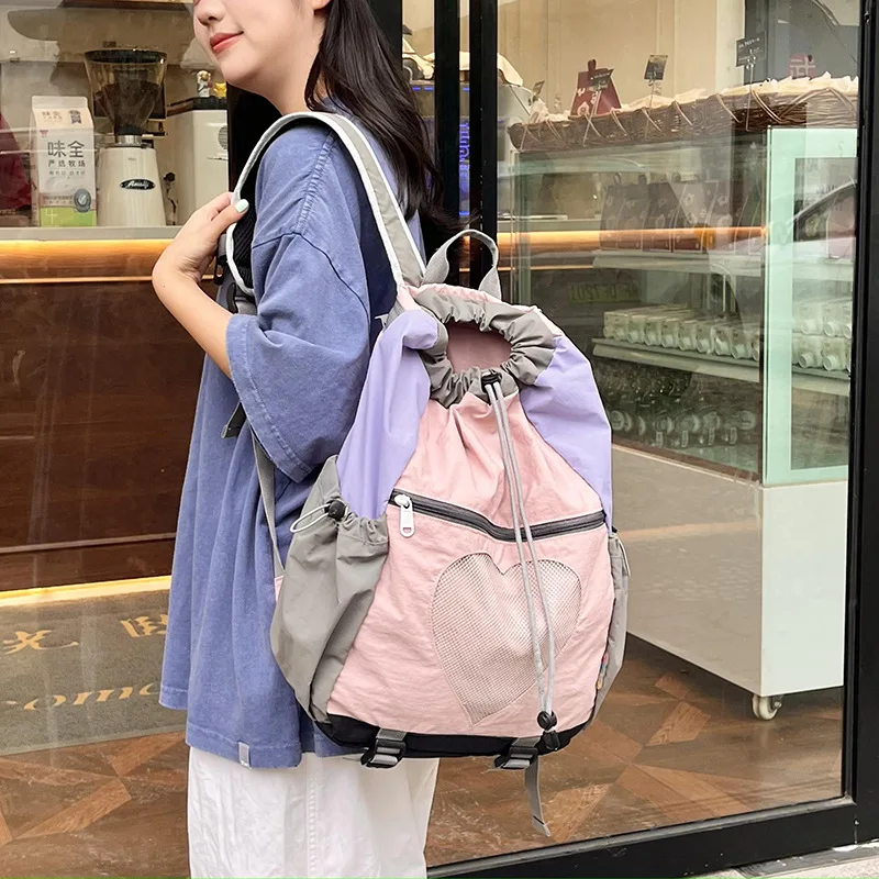 حقيبة ظهر خفيفة الوزن بتصميم تاوكسين للمشي لمسافات طويلة وتسلق الجبال في الهواء الطلق، حقيبة تخييم ذات سعة كبيرة، حقيبة سفر مدرسية