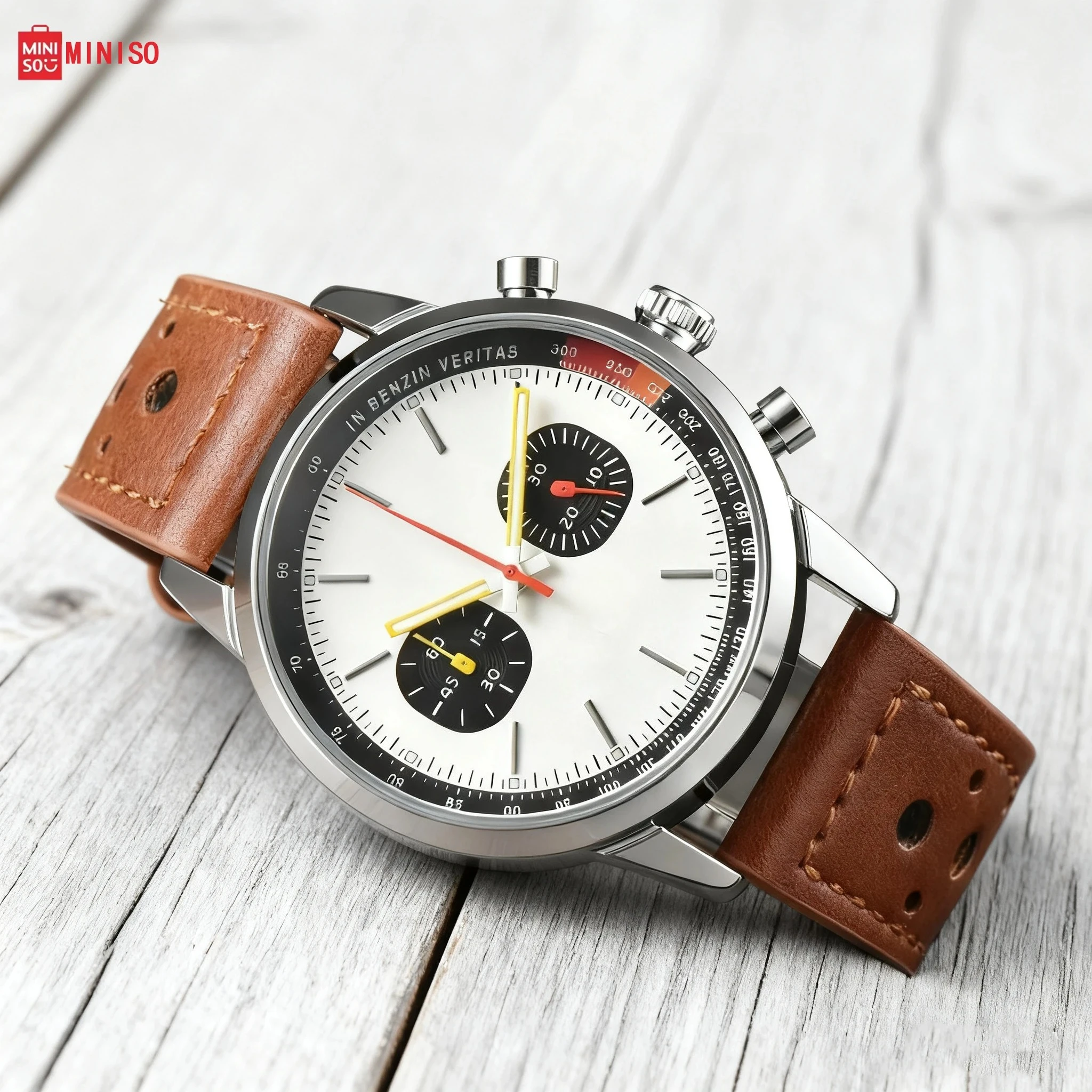 #2025Men's high-end brand watches men's best-selling casual fashion watches, multi-functional leather strap quartz men's watches
