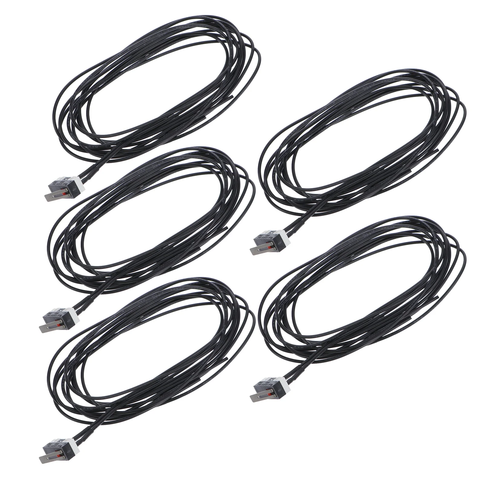 

5 pcs Black Push Limit Switch Microswitch Travel Snap Momentary On-off 3Terminals High Precision Long Life