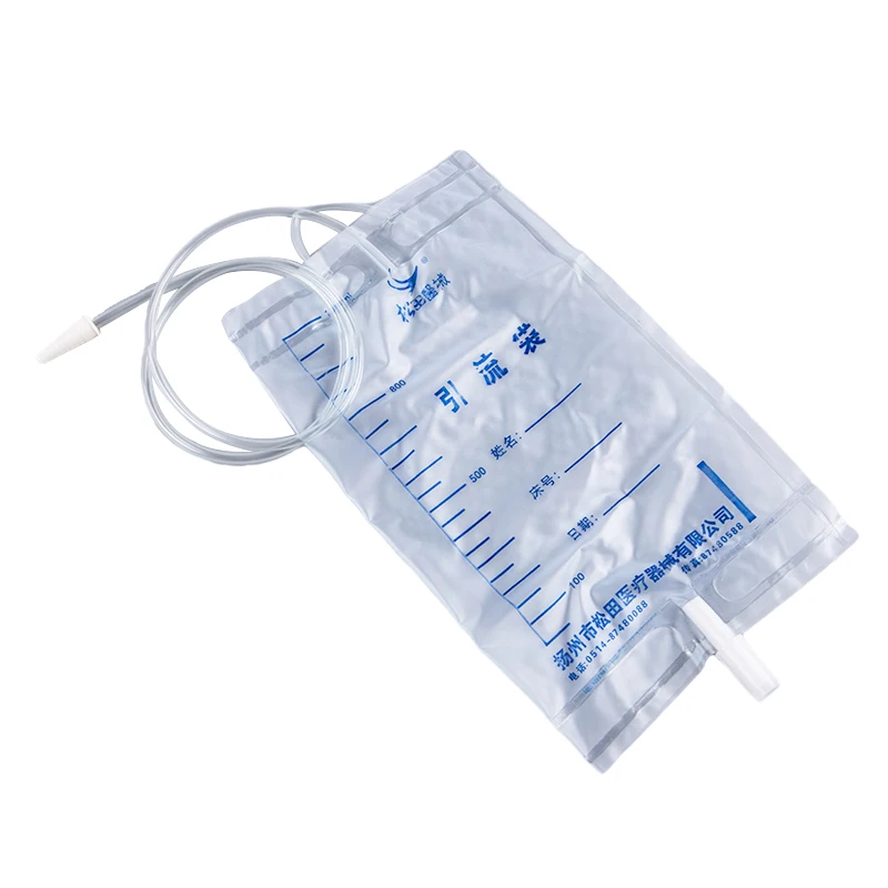 5Pcs Medical Latex Sleeve Type Urine Bag Male Drainage Catheter 1000ML For Elderly Bed Incontinence Patient Urine Collector