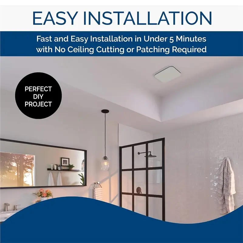 PHFU-FG701S Bathroom Ceiling Fan Cover Bath Fan Cover