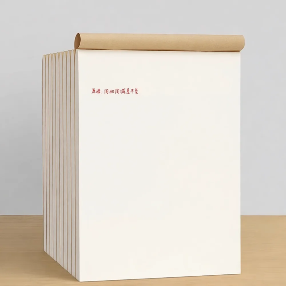 Creative Partitioned Draft Notebook Math Study Stationery Paper Notepad Student School Exercises Daily Supplies Record Pad