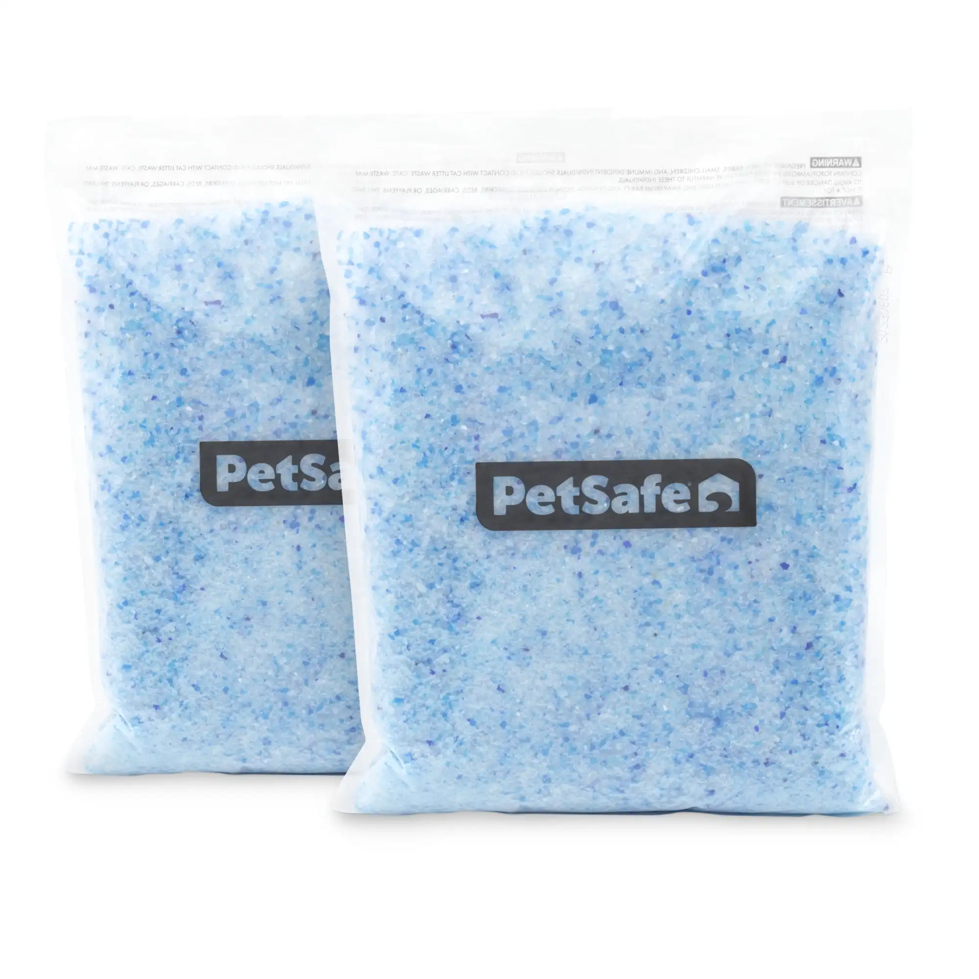 Sacchetti per lettiera per gatti in cristallo Premium PetSafe ScoopFree, profumo fresco, cristalli di silice, confezione da 4.3 libbre ea 2