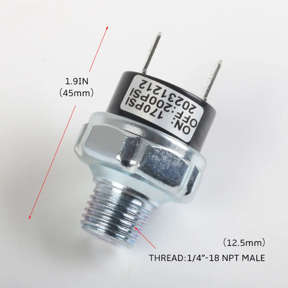 Pneumatic Control Switch For Fangeng Air Compressor Pump Pressure Regulator Automatic Circuit Valve 1/8 1/4 NPT Thread Fitting
