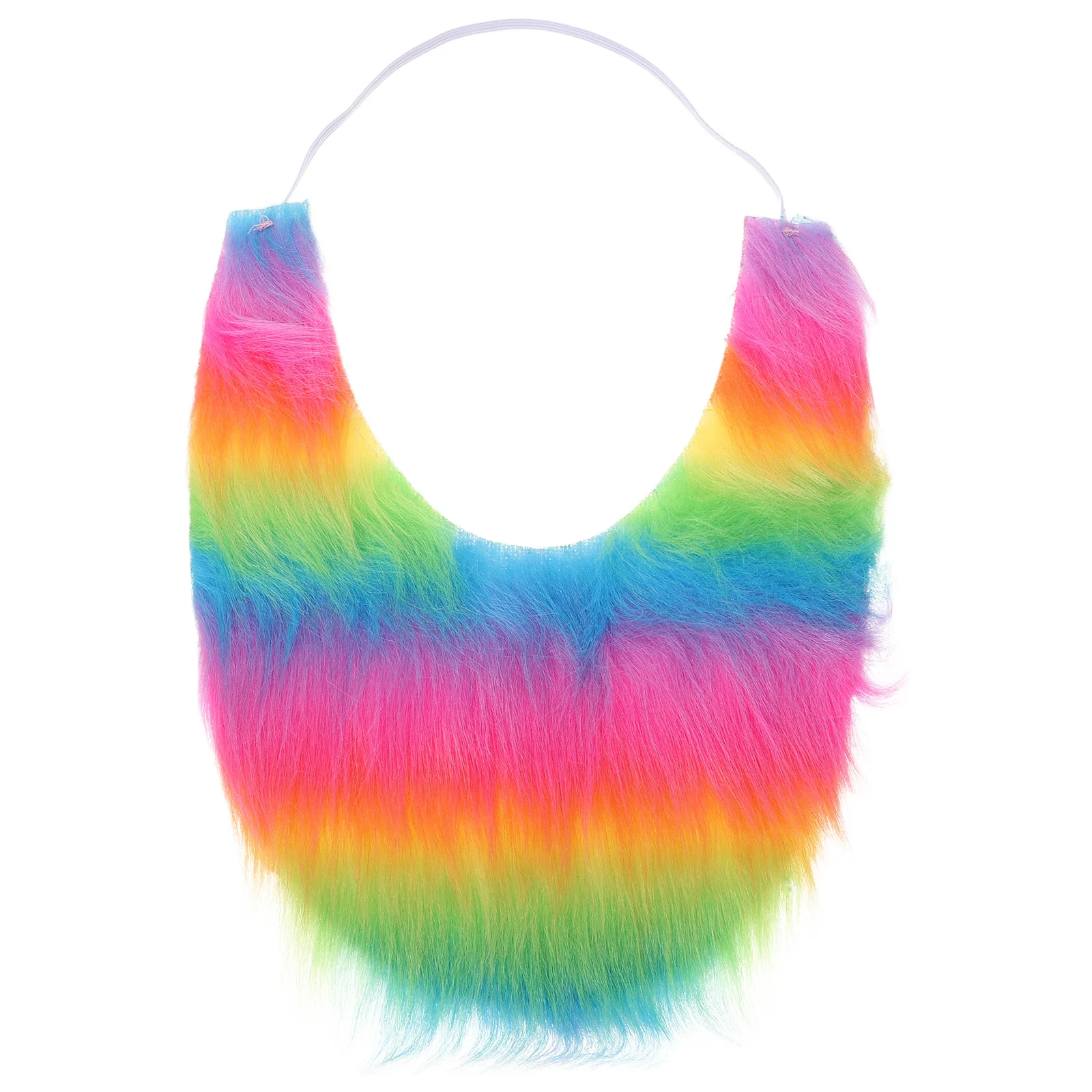 

Rainbow Fake Beard Colorful Costume Facial Hair For Festival Party Masquerade Mardi Gras Halloween Christmas Cosplay