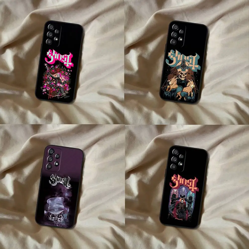 

Ghost Heavy Metal Band Samsung Phone Case For A20,A21s,A22,A31,A32,A52,A53,A72,73,A80 Soft Black Cover