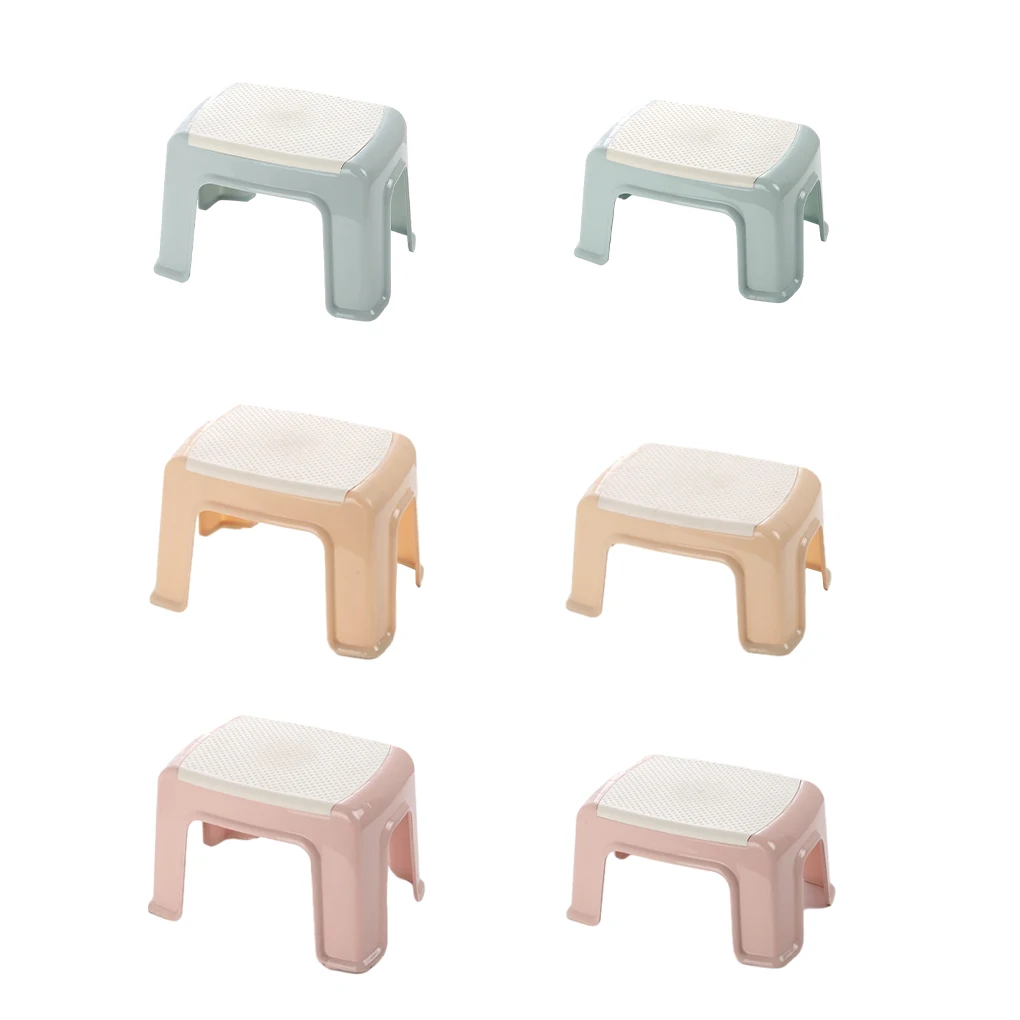 Plastic Step Stool Thick Stools Adults Children Shoe Changing Seat Home Furniture Bench Bathroom Toilet Kindergarten