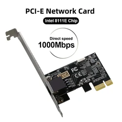 1000Mbps PCIE To RJ45 Network Card RJ45 PCI Express Converter 10/100/1000Mbps LAN Etherent Gigabit Adapter PCIe For Desktop