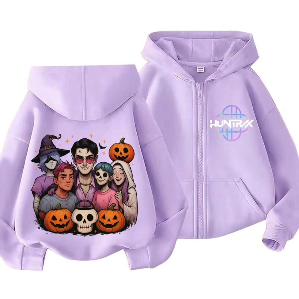 

2026 Хэллоуин, новая модная стильная толстовка, детская Kpop Devil Hunter, детская спортивная рубашка, милая толстовка с тигром в стиле Харадзюку