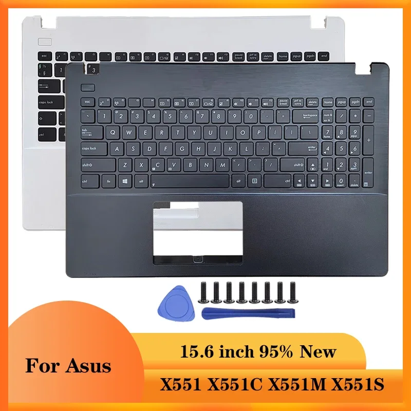 For Asus X551 X551C X551M X551S Laptop Palmrest Upper Case With US Keyboard Black White