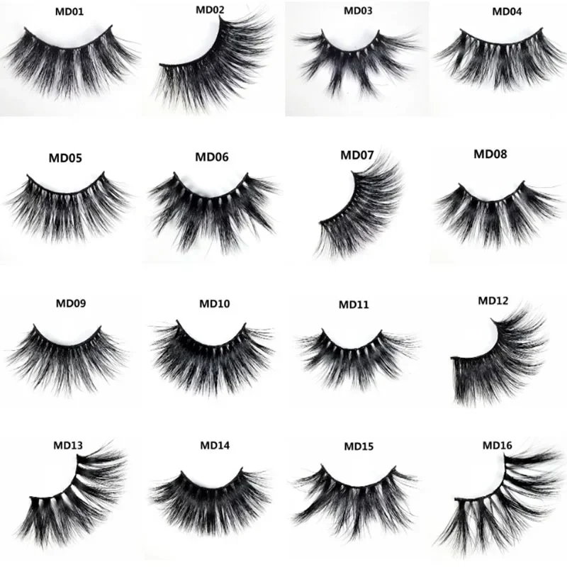 1ペア 3Dミンクつけまつげ ナチュラルメイク アイラッシュエクステンション ロングクロスボリューム ソフトフェイクアイラッシュ ウィングド フォックスシル