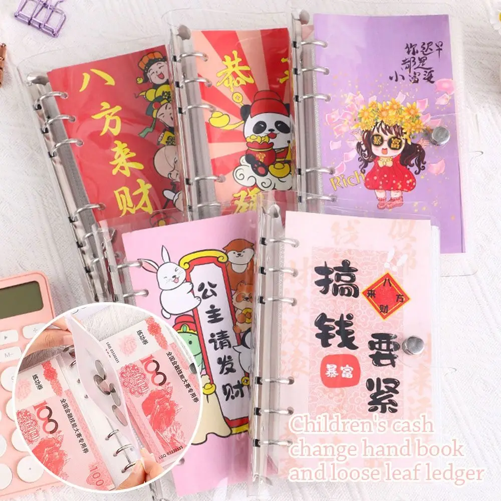 돈 절약 100 봉투 돈 절약 챌린지 대용량 방수 저축 챌린지 시트, PU 재사용 가능한 예산바인더