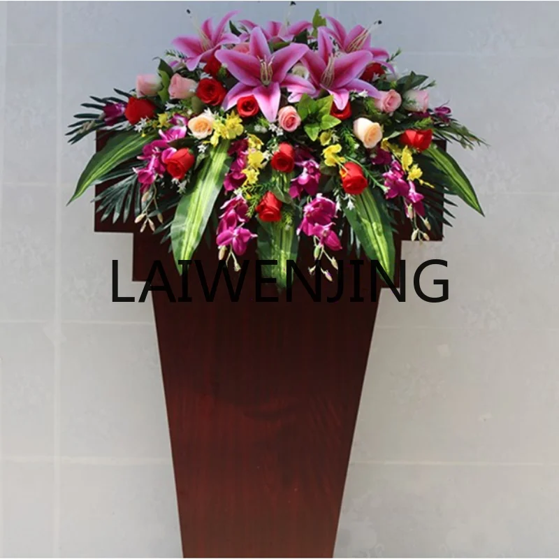 

Platform Artificial Flower Classroom Speech Speaker's Platform Drooping Decoration Business Meeting Flowers