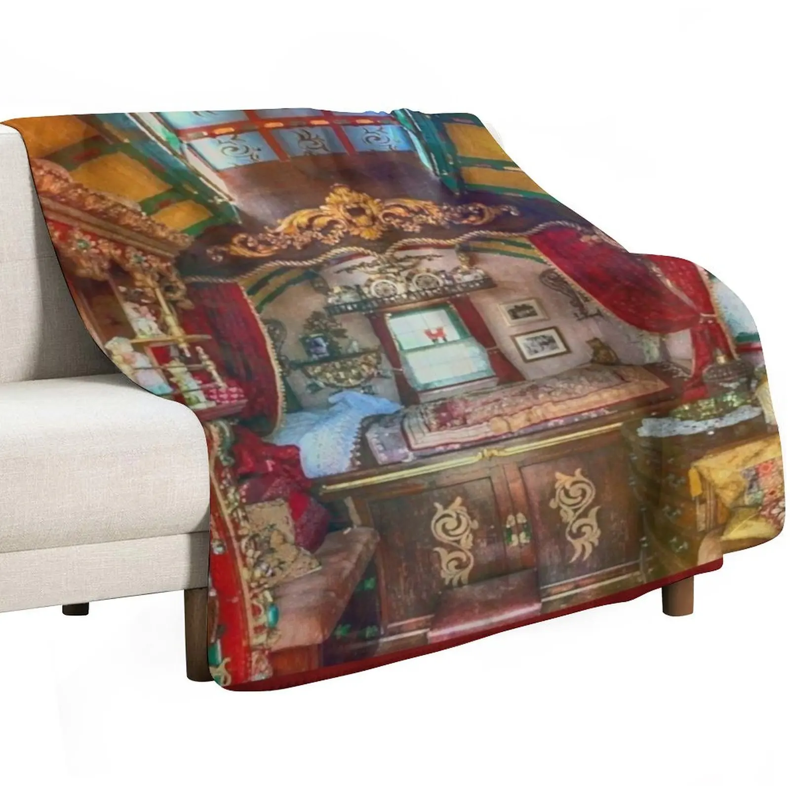 Gypsy Caravan Throw Blanket Bed Moving Plaid Winter beds Luxury Quilt Blankets