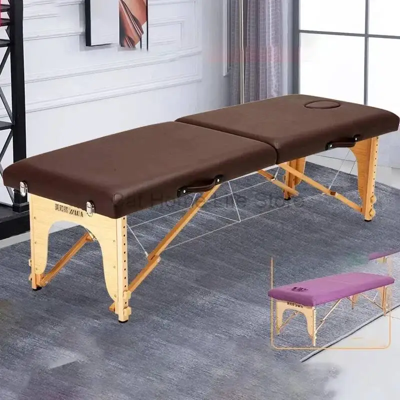 Folding Pedicure Lash Bed Massage Salon Tattoo Facial Portable Mattresses Massage Bed Spa Lit Pliant Beauty Furniture